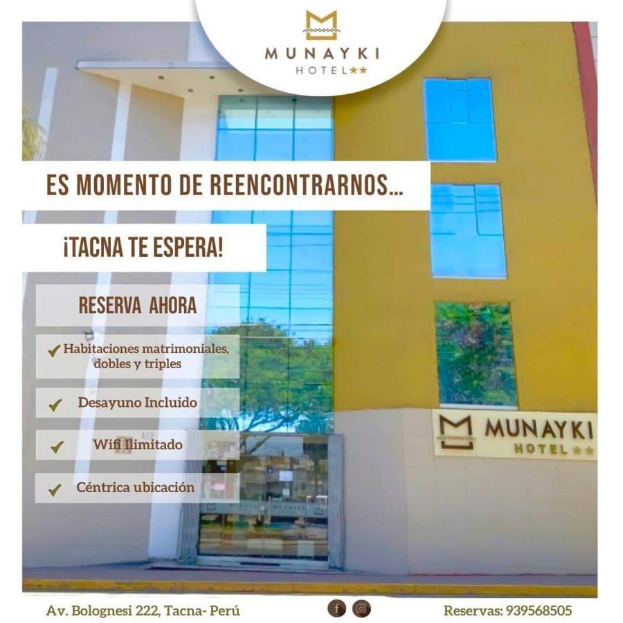 Munayki Hotel Tacna Buitenkant foto